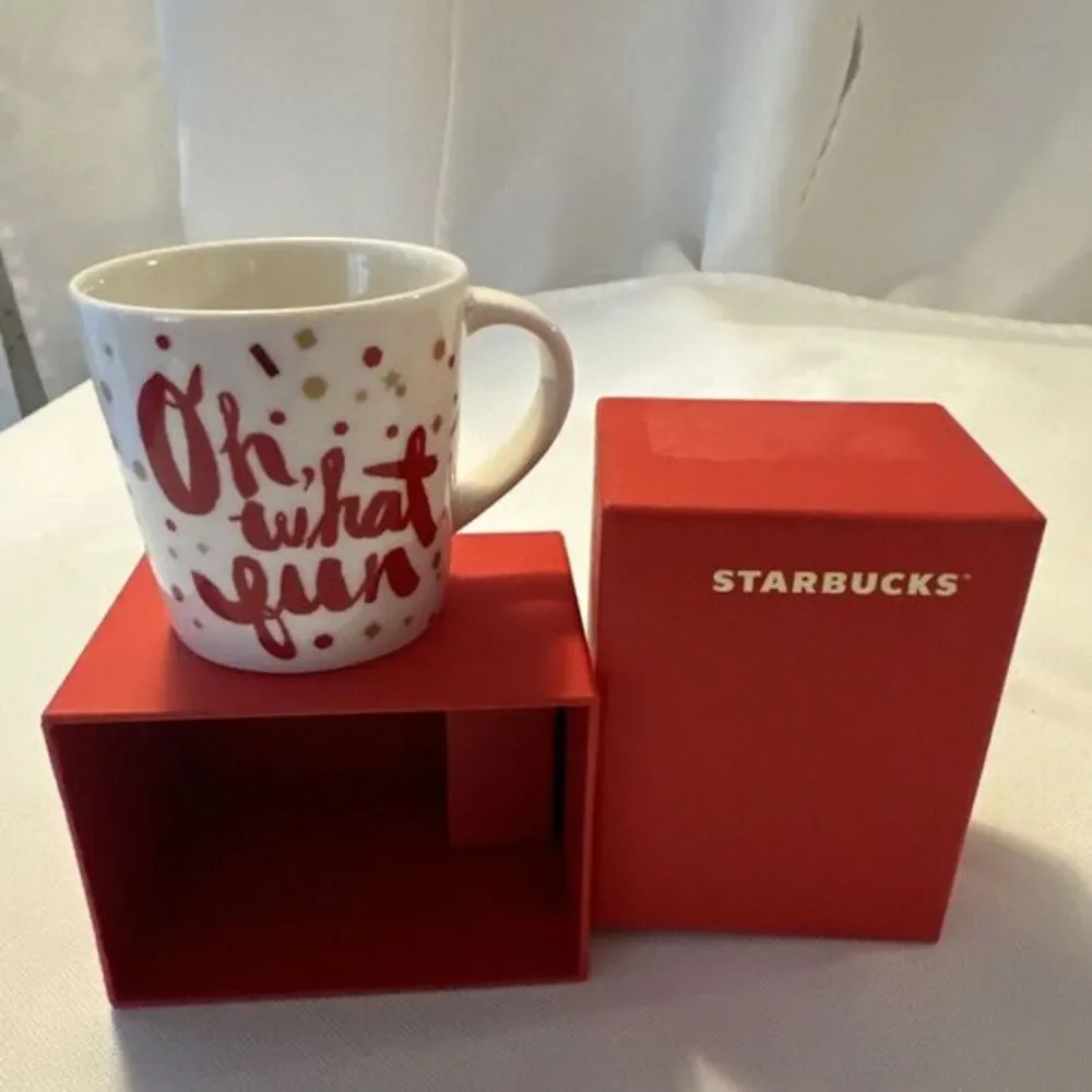 Starbucks 2014 Espresso Cup 3‎ oz. Oh, What Fun